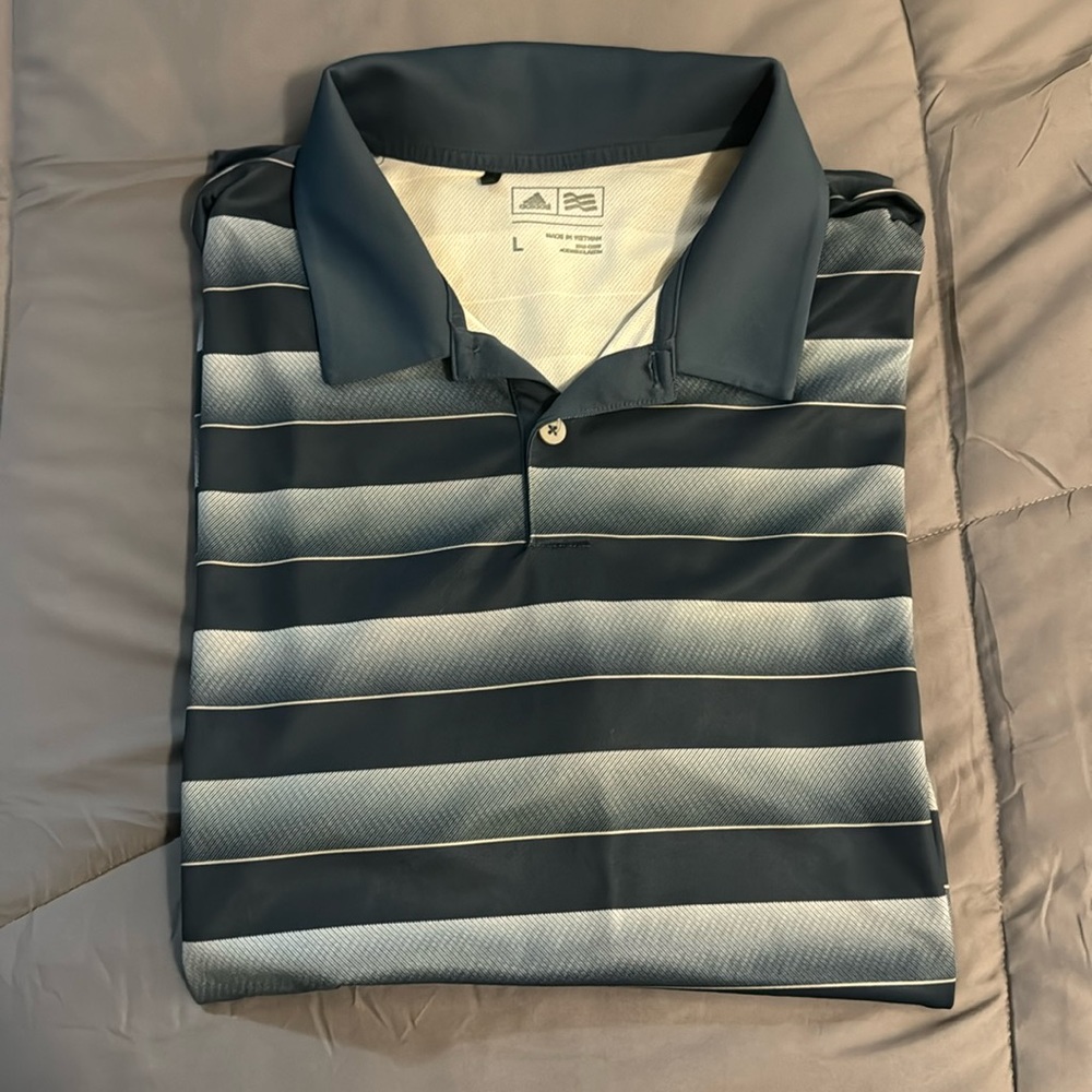Adidas Golf Polo Shirt Large